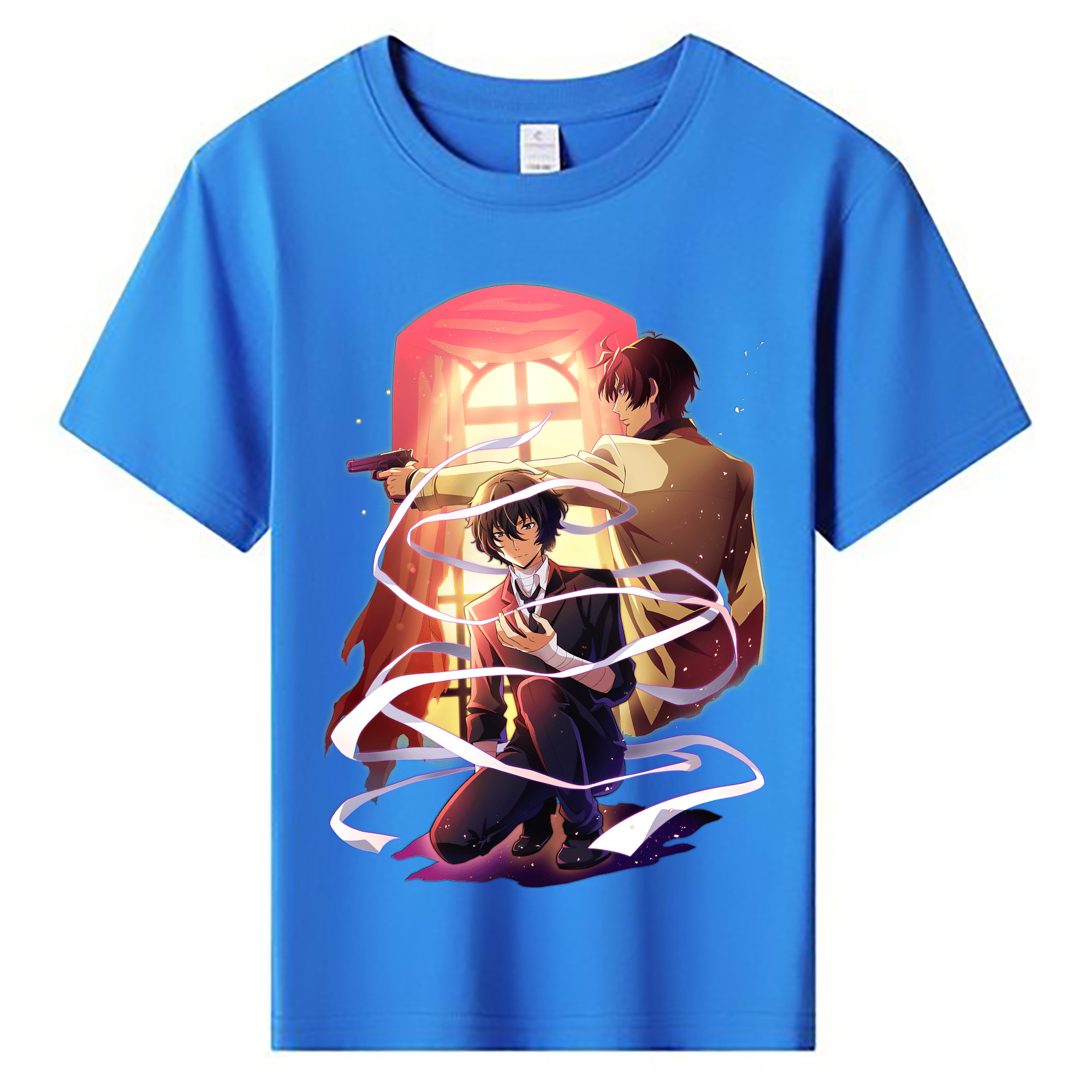 （画像用） 文豪ストレイドッグス Bungo Stray Dogs 綿100％キッズTシャツ（フロントプリント）